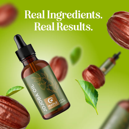Nourishing Cold-Pressed Jojoba Oil - Pure Carrier Oil for Hair, Skin & Nails
