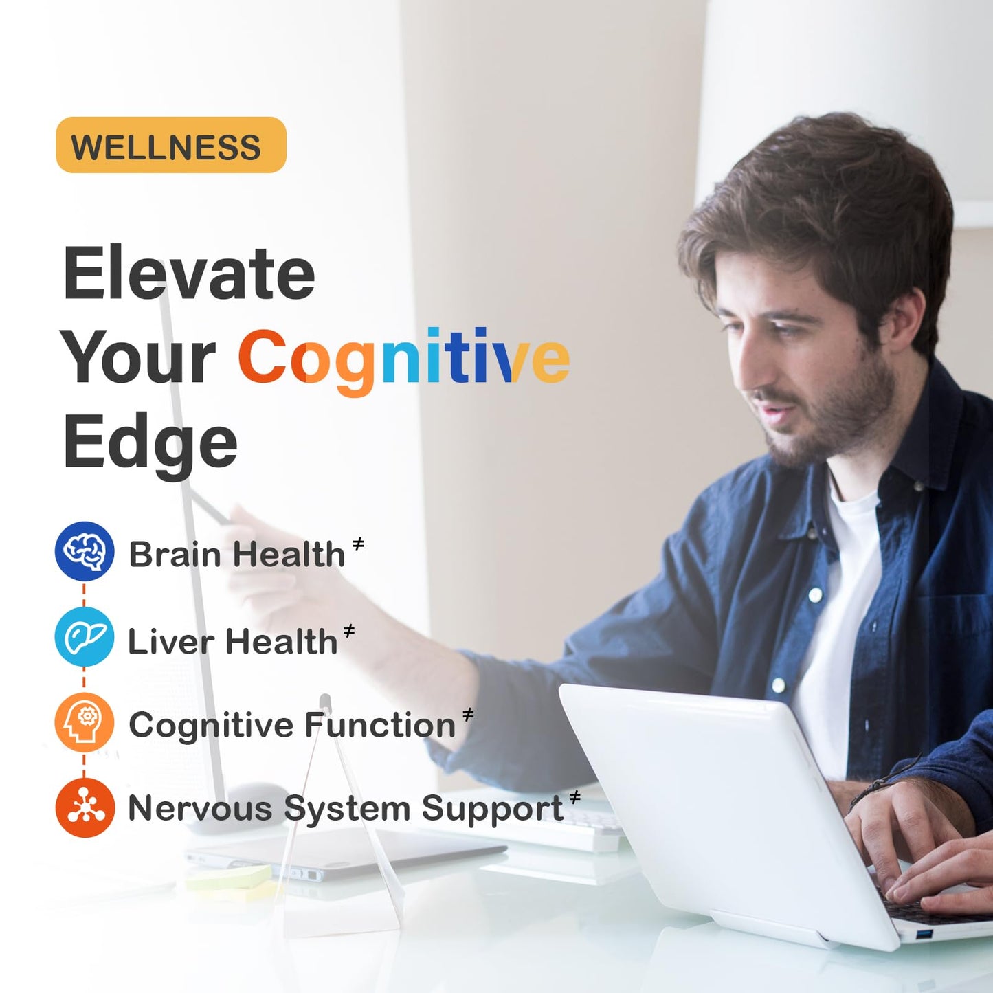 Novafun Choline 500mg – Brain Health & Cognitive Support, Vegan, 60 Capsules