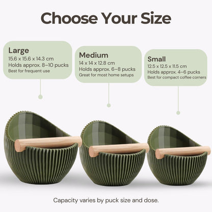 The Nova Sculptural Espresso Knock Box KNOCDIC®