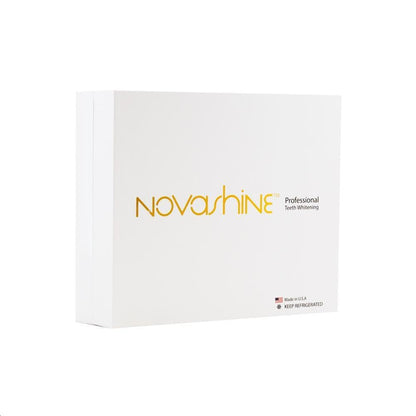 Novashine Professional Teeth Whitening Kit | Advanced Blue LED Light, Concentrated Peroxide Gel