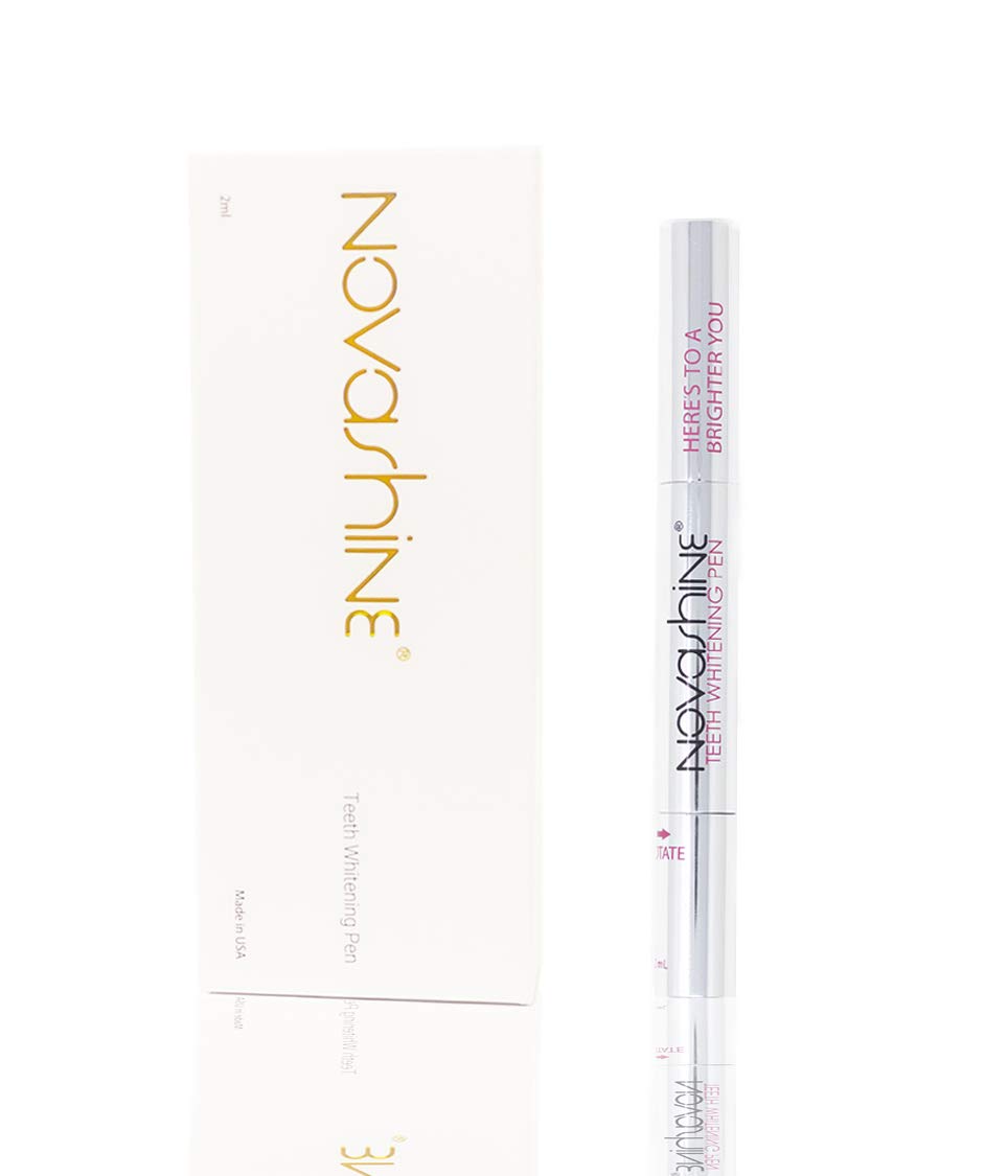 Novashine Teeth Whitening Pen – 2ml, 6% Hydrogen Peroxide | Up to 15 Treatments