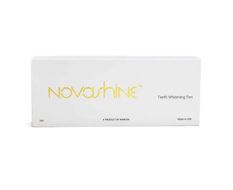 Novashine Teeth Whitening Pen – 2ml, 6% Hydrogen Peroxide | Up to 15 Treatments