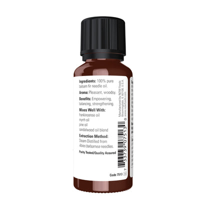 NOW Essential Oils – Balsam Fir Needle Oil | Woodsy Aromatherapy, Steam Distilled, 100% Pure, Vegan, 1 oz