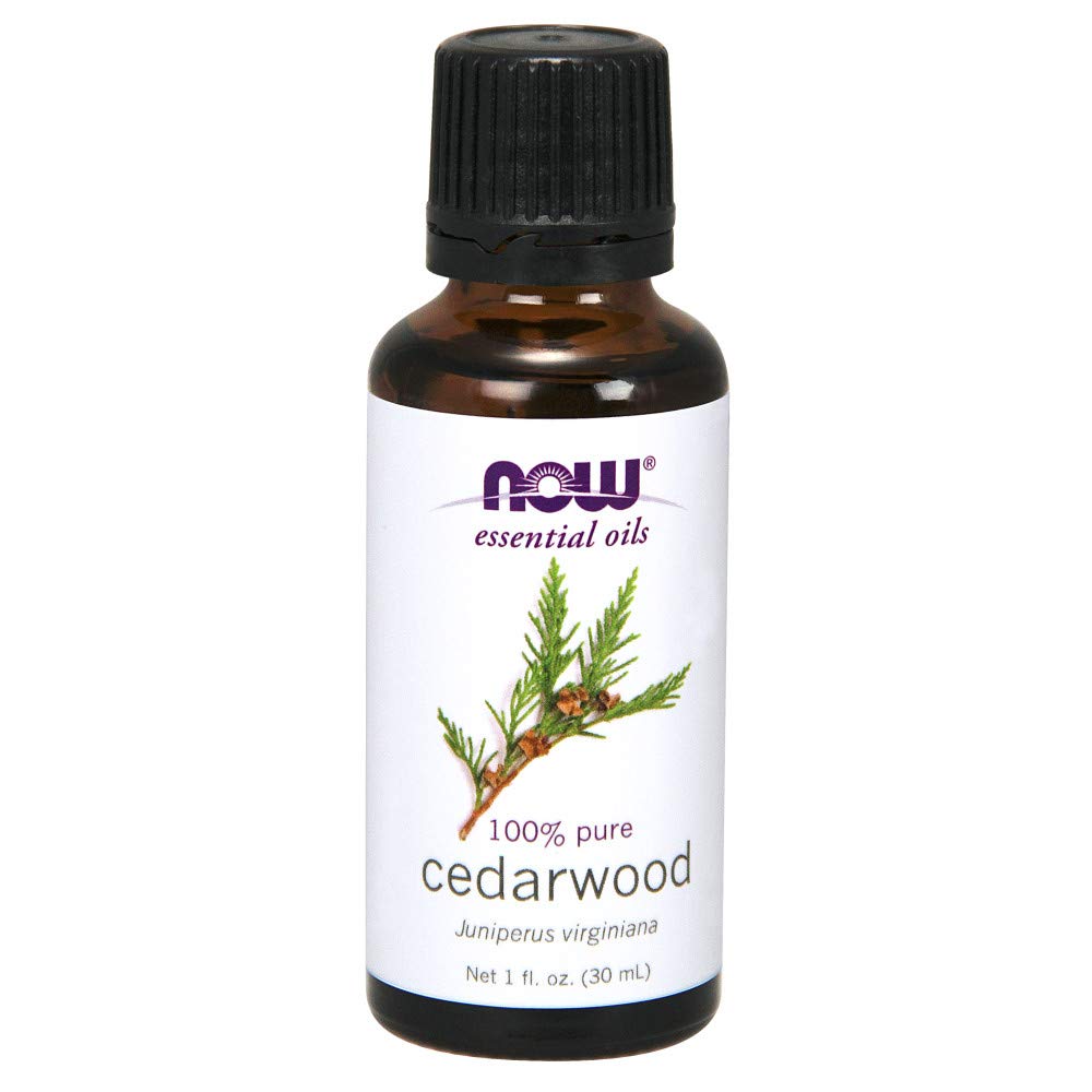 NOW Cedarwood Oil 1 Fl Oz (Pack of 2) | Pure Essential Oil