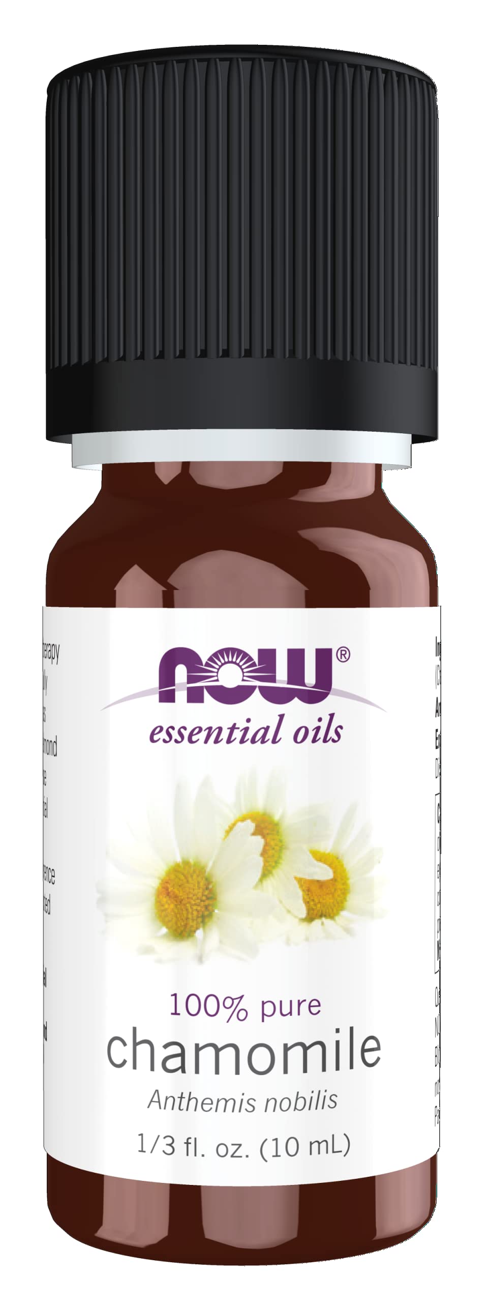 NOW Essential Oils Chamomile Oil 10 ml – Pure Steam-Distilled Aromatherapy, Vegan