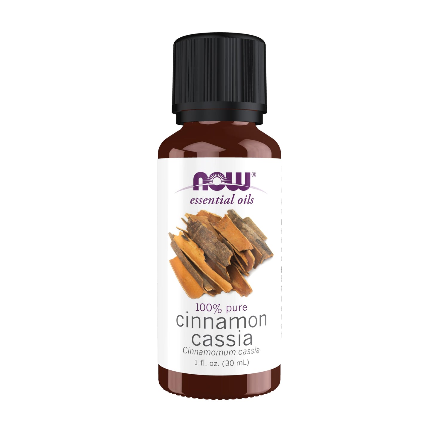 NOW Cinnamon Cassia Essential Oil – 100% Pure, Steam Distilled, 1 oz