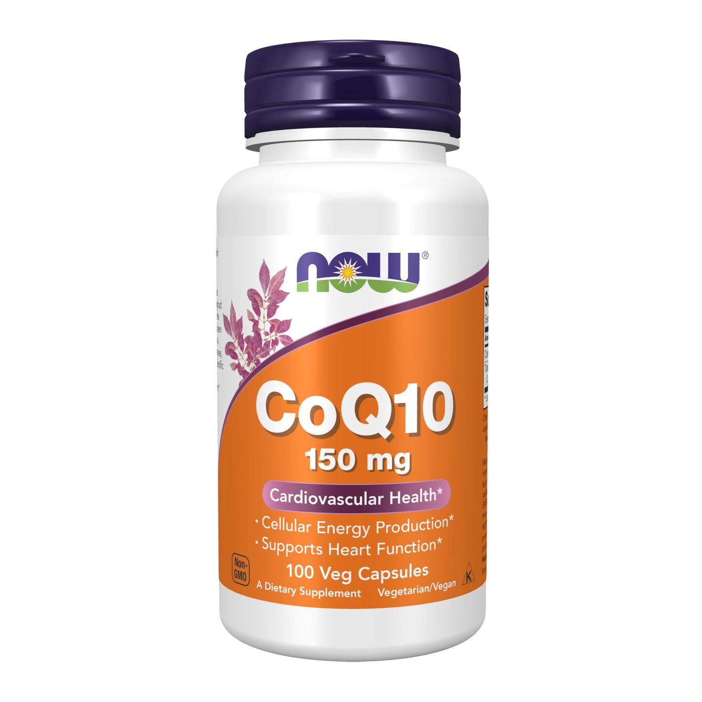 NOW Supplements CoQ10 150 mg – Pharmaceutical Grade, All-Trans, Fermentation, 100 Veg Capsules