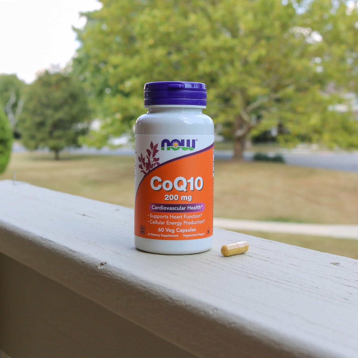 NOW Foods CoQ10 200 mg Veg Capsules – Cardiovascular Health*, 60 Veg Capsules