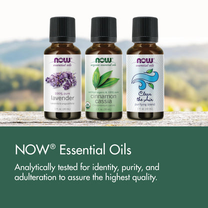 NOW Essential Oils Organic Eucalyptus Globulus Oil — 100% Pure, Steam Distilled, 1 oz