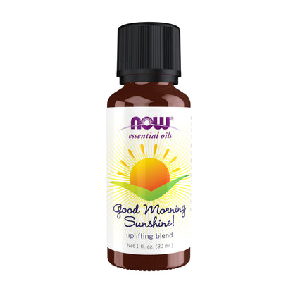NOW Essential Oils Good Morning Sunshine Aromatherapy Blend – 1 oz | Pure Essential Oils