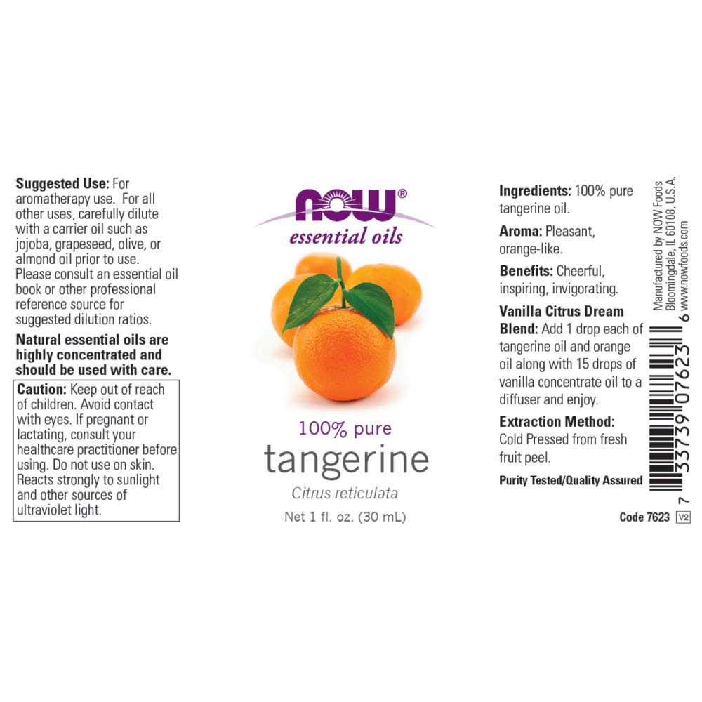 Now Foods 3-Pack Variety of Now Essential Oils Citrus Blend - Orange, Tangerine, Lemon
