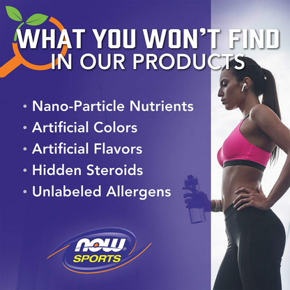 NOW Foods BCAA Big 6 – Grape, 600 g | Caffeine-Free Sports Nutrition