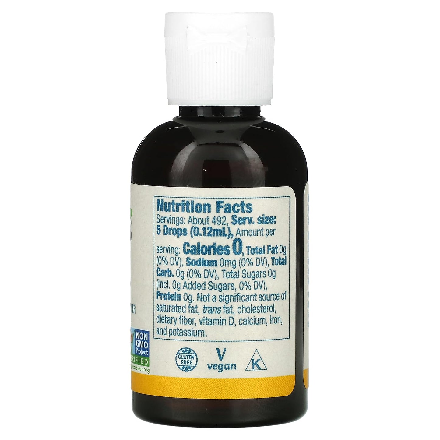 NOW Foods Better Stevia Lemon Twist – Zero-Calorie Liquid Sweetener, 2 oz