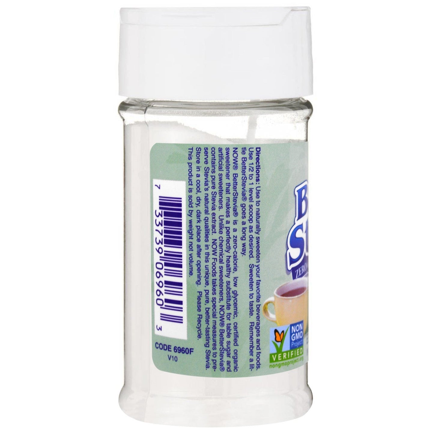 Now Foods Better Stevia Powder Organic – Zero Calorie Sweetener (1 oz)