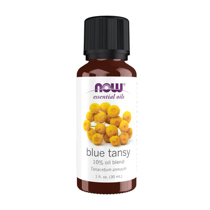 NOW Foods Blue Tansy Oil Blend - Soothing & Calming Essential Oil, 1 oz