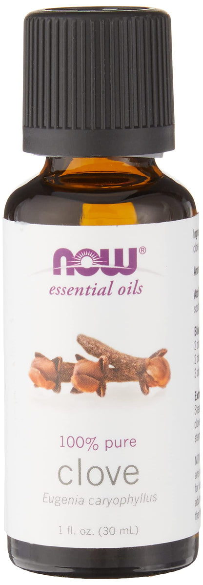 NOW Foods Clove Essential Oil 100% Pure - 1 fl oz