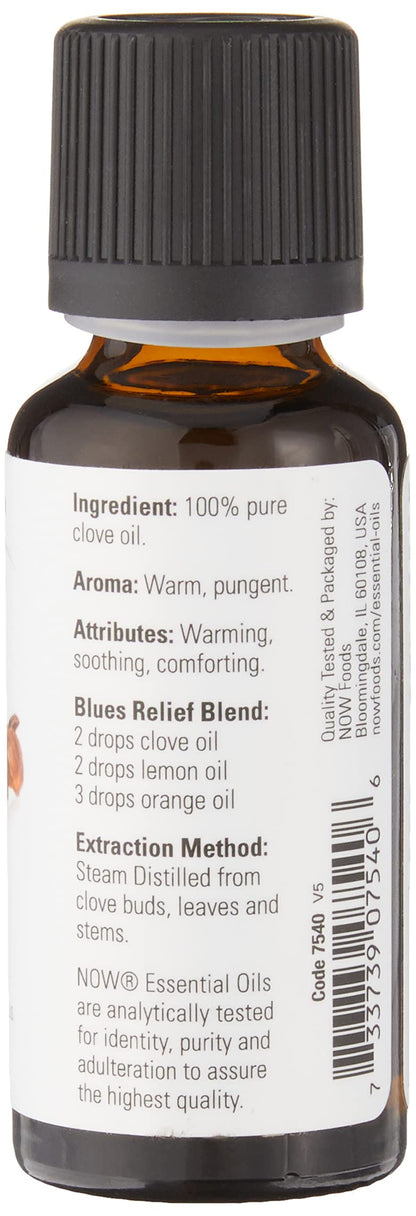 NOW Foods Clove Essential Oil 100% Pure - 1 fl oz