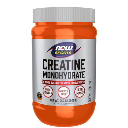 NOW Foods Creatine Monohydrate Powder 21.2 oz – Mass Building & Energy Production
