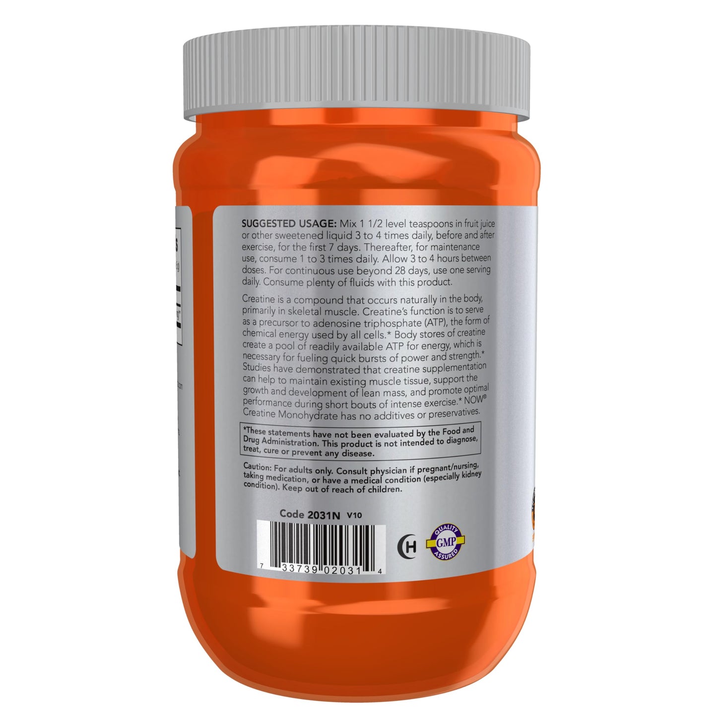 NOW Foods Creatine Monohydrate Powder 21.2 oz – Mass Building & Energy Production