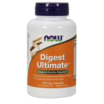 NOW Foods Digest Ultimate, 120 Vegetable Capsule – Full-Spectrum Digestive Enzymes