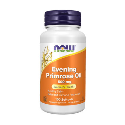 NOW Foods Evening Primrose Oil 500 mg with GLA - 100 Softgels