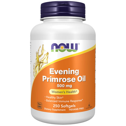 NOW Foods Evening Primrose Oil 500 mg with GLA - 250 Softgels
