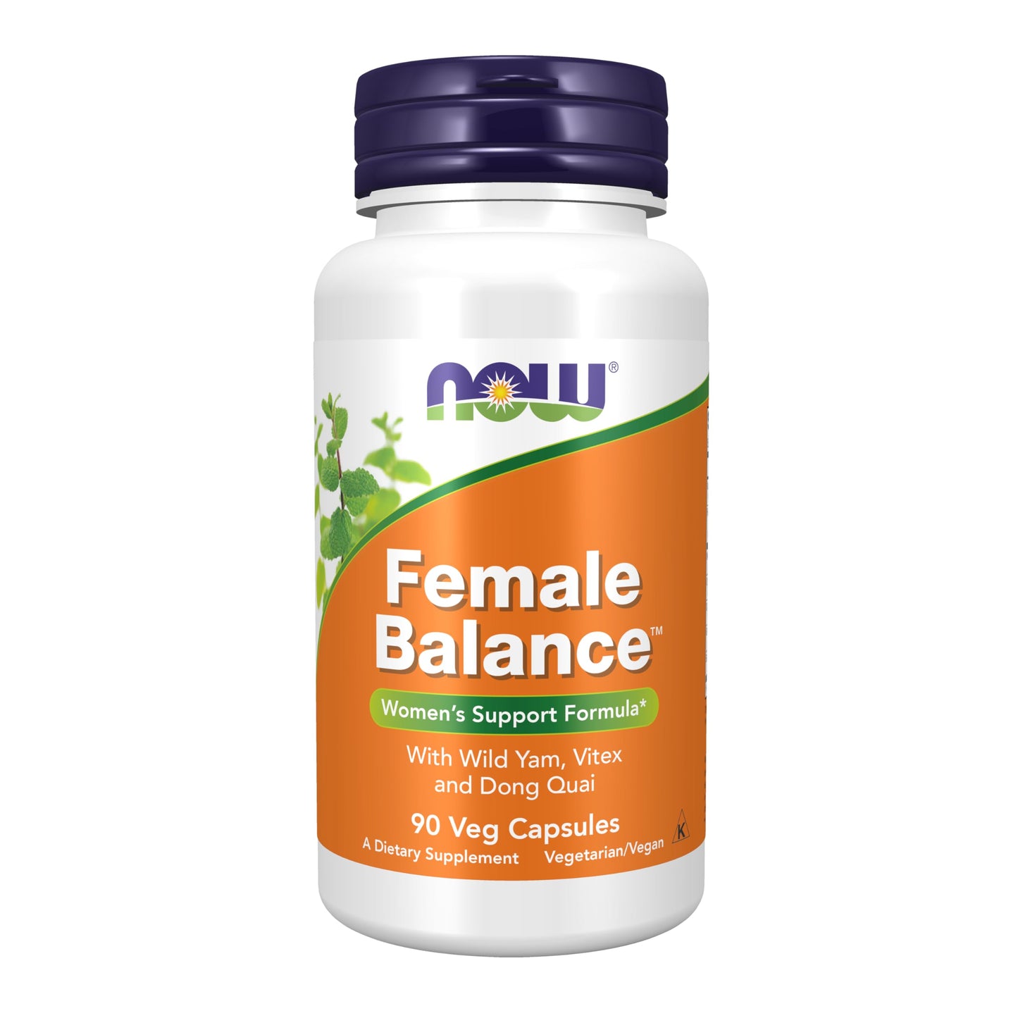 NOW Foods Female Balance™: Wild Yam, Vitex & Dong Quai – 90 Capsules