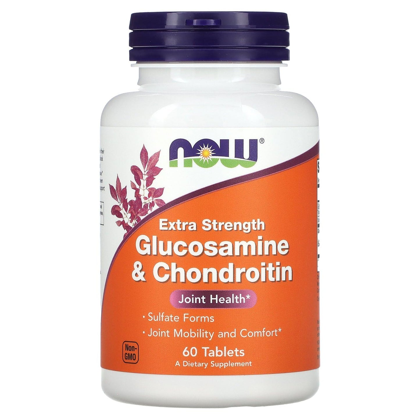 NOW Foods Extra Strength Glucosamine & Chondroitin, 60 Tablets | Joint Health