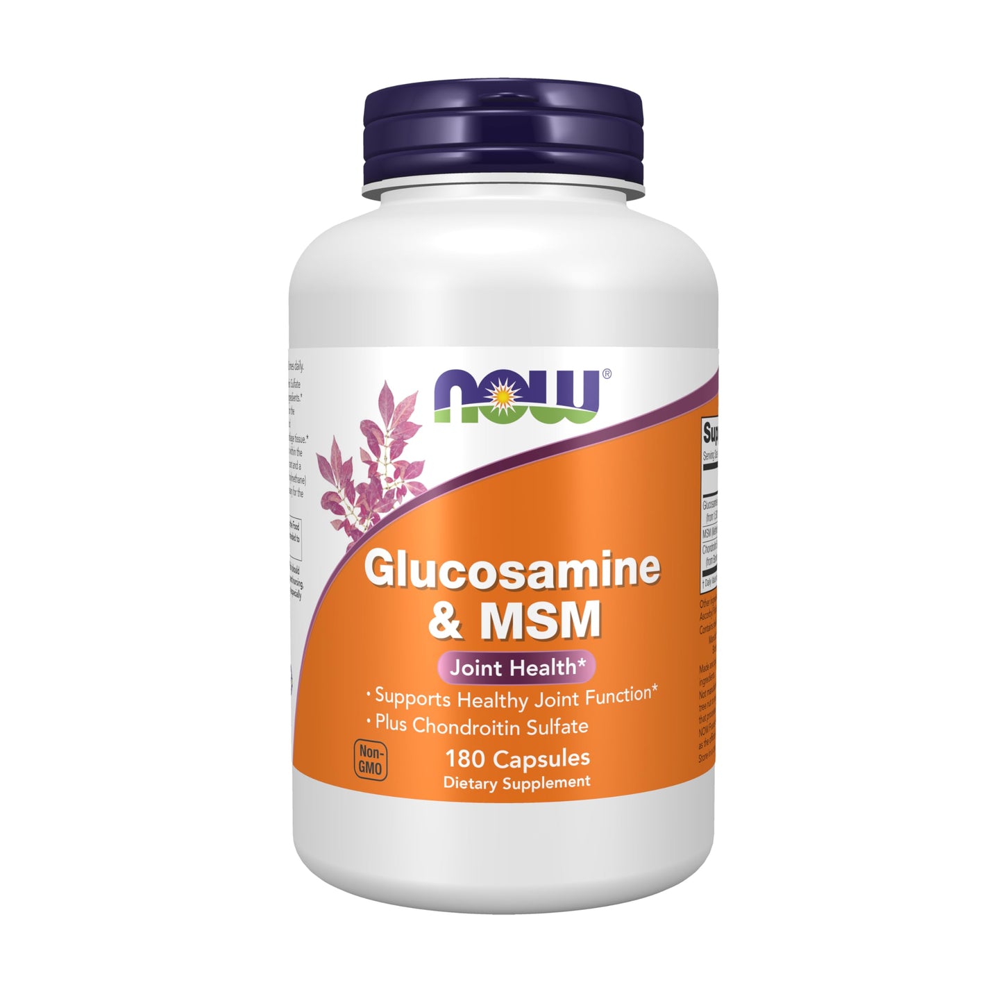 NOW Foods Glucosamine, MSM & Chondroitin — Joint Health, 180 Veg Capsules