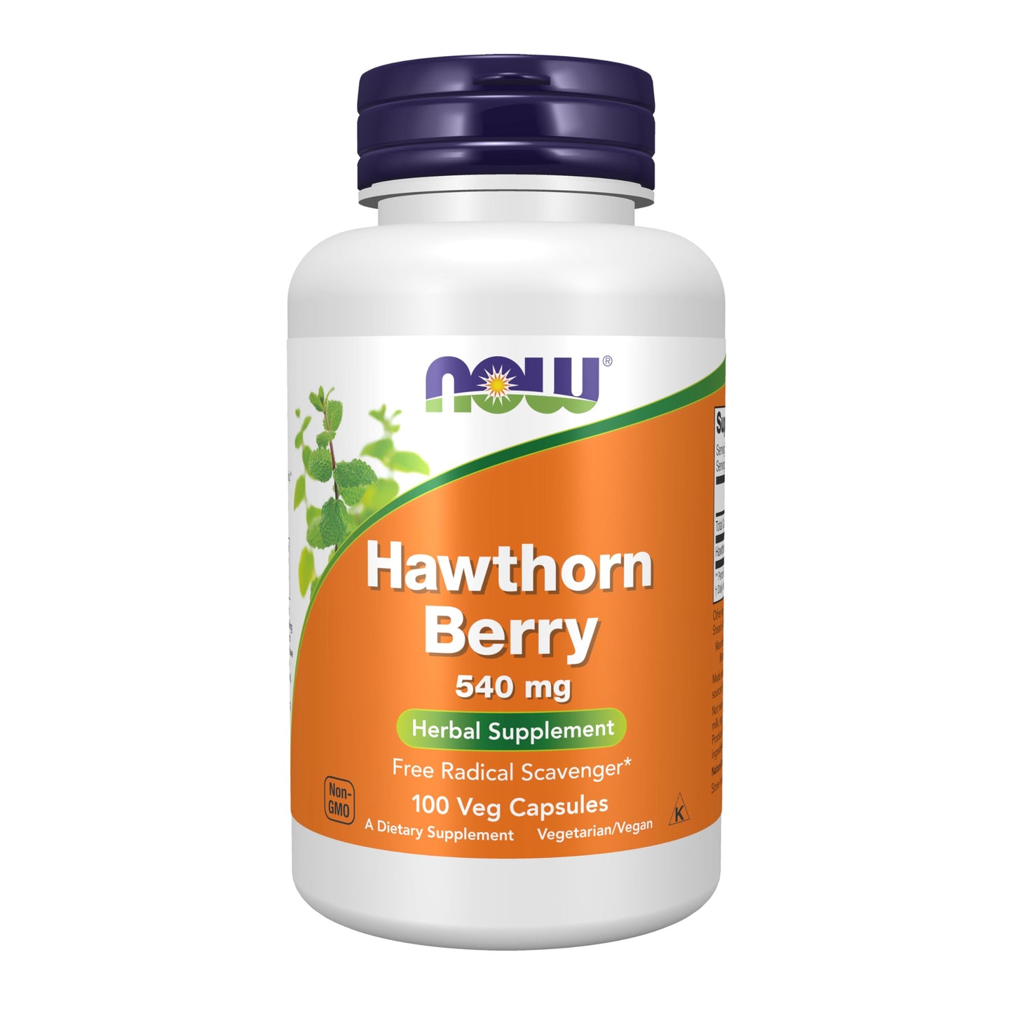 NOW Foods Hawthorn Berry 540 mg – Free Radical Scavenger, Herbal Supplement, 100 Veg Capsules