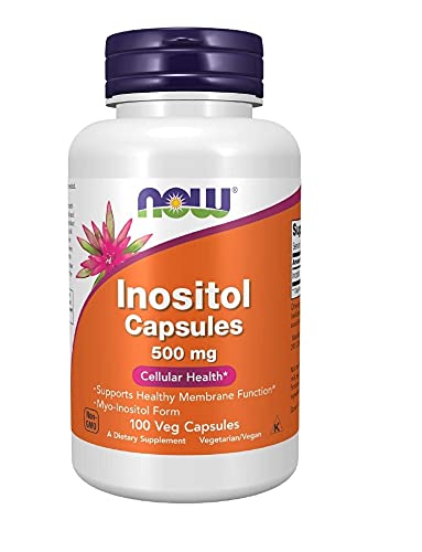 NOW Foods Inositol 500mg – 100 Capsules (Pack of 3)