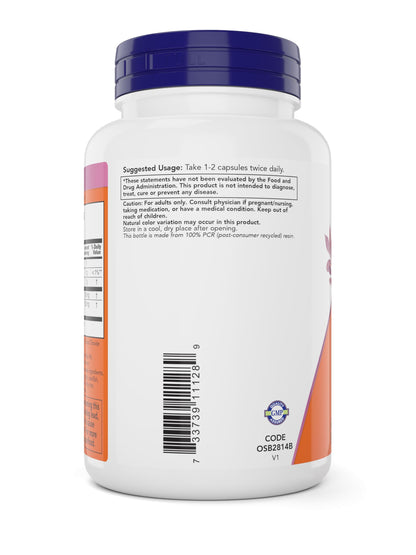 NOW Foods Mannose Cranberry 120 Veg Capsules – 450mg Mannose + Cranberry (PAC)