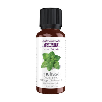 NOW Foods Melissa Oil Blend (Lemon Balm) – Essential Oil, 1 fl oz