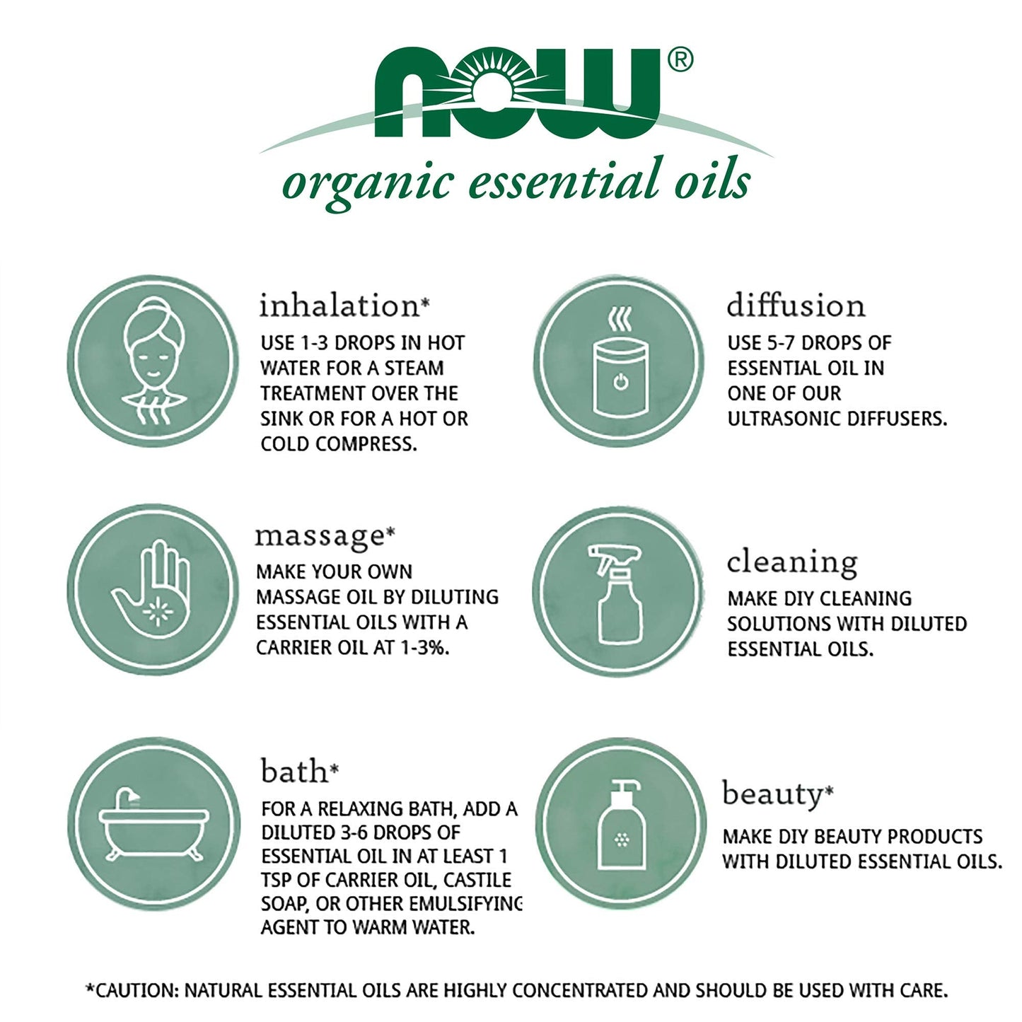 NOW Foods Peppermint Roll-On Essential Oil – Certified Organic, 10 mL
