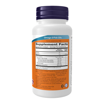 NOW Foods Neptune Krill Oil 500 mg – Phospholipid-Bound Omega-3 for Cardiovascular & Joint Support, 60 Softgels