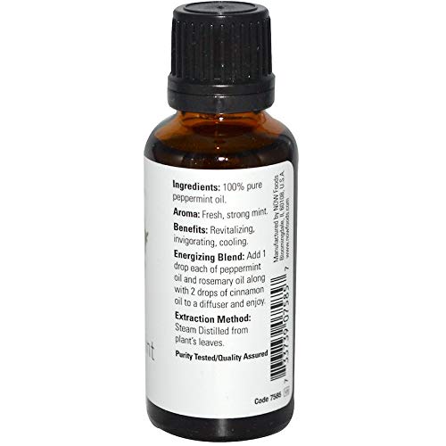 NOW Foods Peppermint Oil 1 oz – 100% Pure Essential Oil