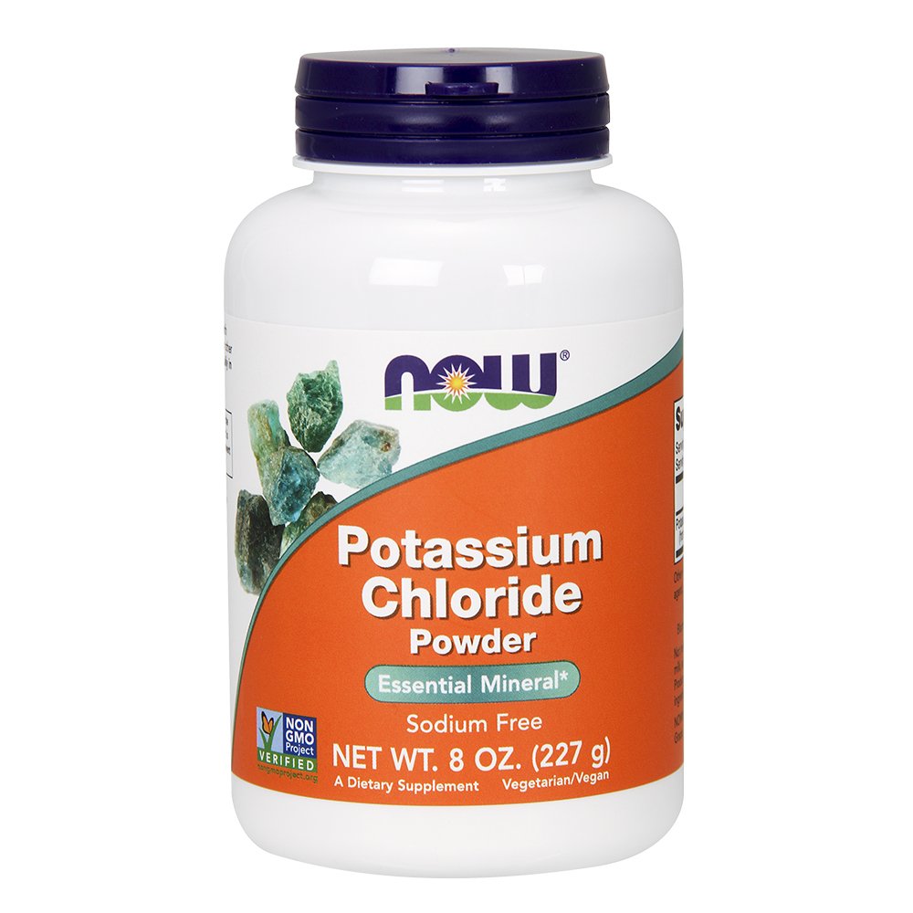 Now Foods Potassium Chloride Powder – Salt Substitute, 8 oz (2 pack)