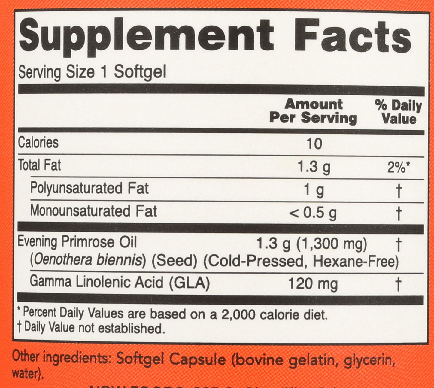Now Foods Super Primrose 1300mg - 60 Gels | GLA Omega-6