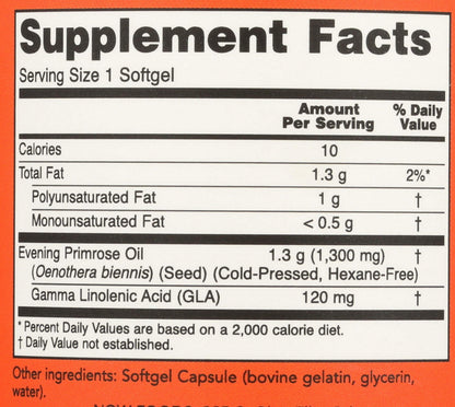 Now Foods Super Primrose 1300mg - 60 Gels | GLA Omega-6