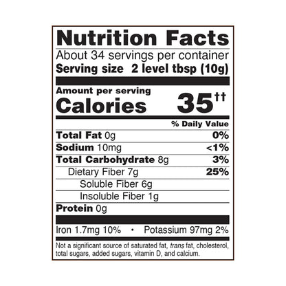 NOW Foods Whole Psyllium Husk Granule - Non-GMO Project Verified, Soluble Fiber, 12-Ounce