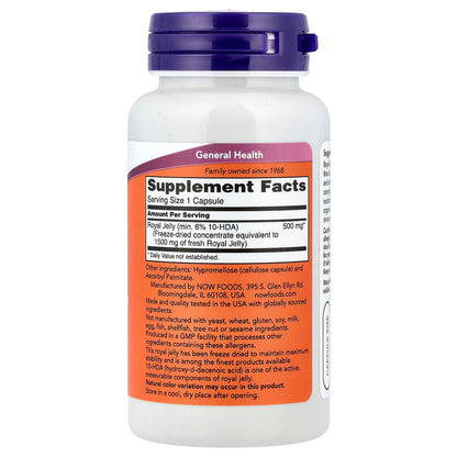 Now Foods Royal Jelly 1500 mg - 60 Capsules | NOW Foods