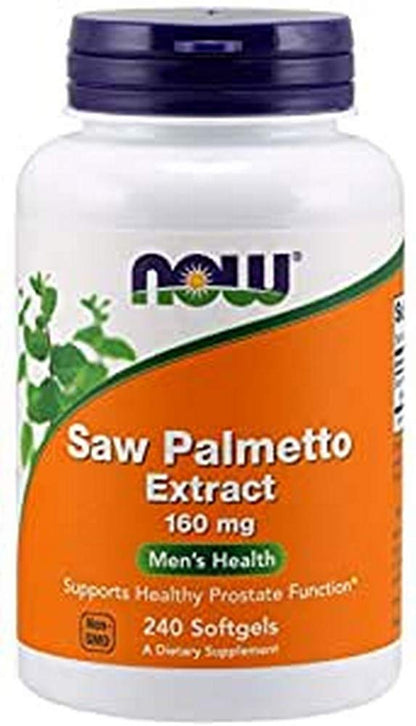 NOW Foods Saw Palmetto Extract 160 mg - 240 Softgels | Prostate Health Support