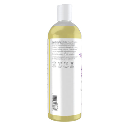 NOW Foods Solutions Lavender Almond Massage Oil – Vitamin-Infused & Soothing (16 oz)