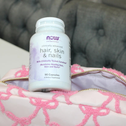 NOW Foods Solutions Hair, Skin & Nails with Cynatine HNS – 90 Veg Capsules