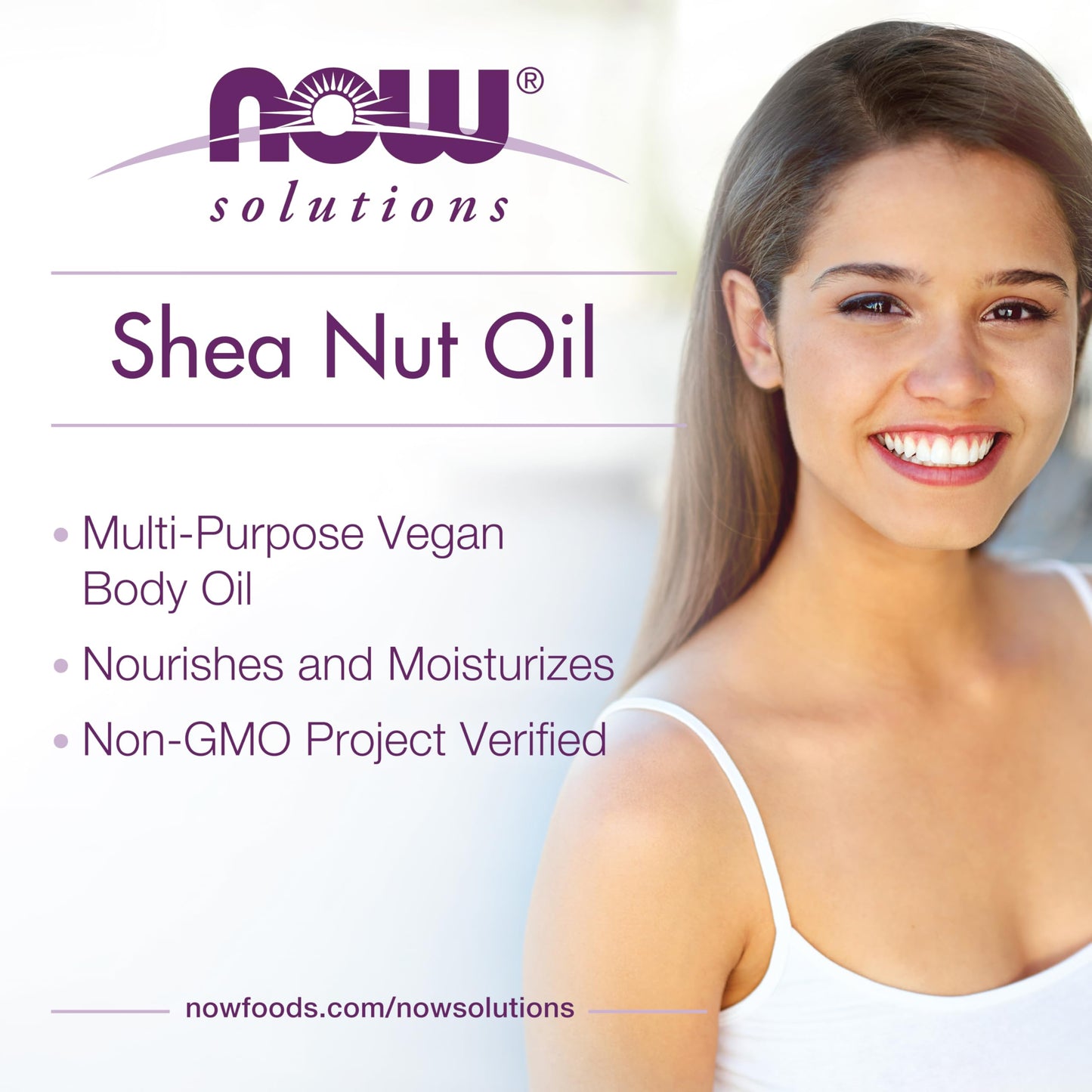 NOW Foods Solutions Shea Nut Oil – Multi-Purpose Moisturizing Oil for Skin, Hair & Scalp (16 oz)