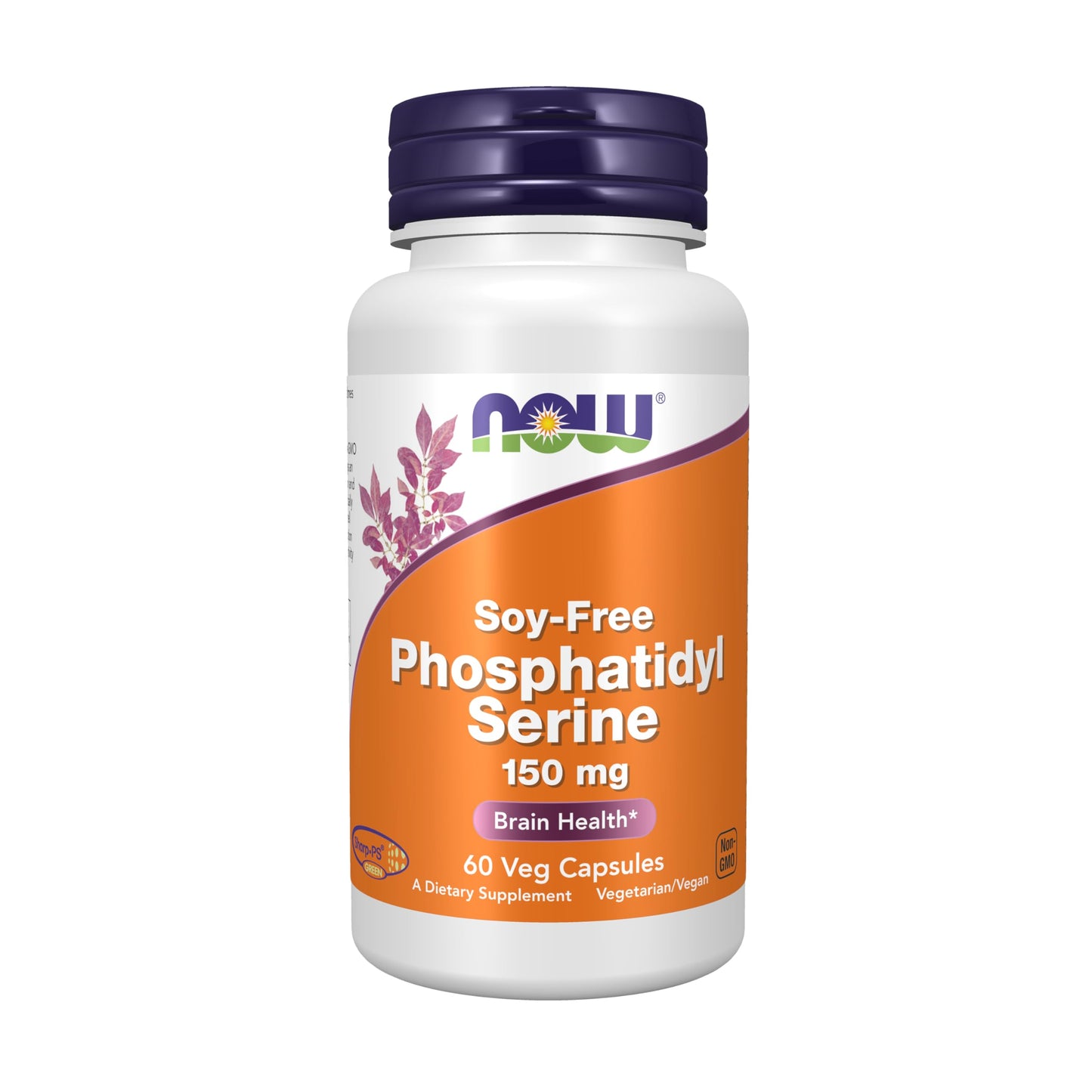 NOW Foods Soy-Free Phosphatidyl Serine (150 mg) – Brain Health*, 60 Veg Capsules
