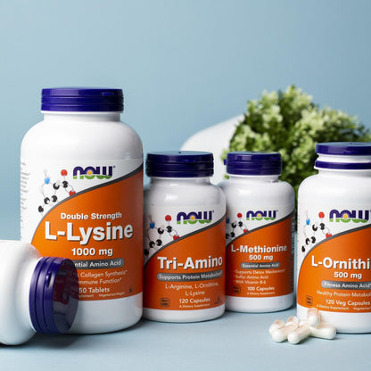 NOW Foods Tri-Amino with L-Arginine, L-Ornithine & L-Lysine – 120 Capsules