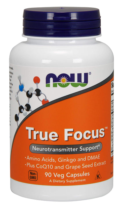 Now Foods True Focus - 90 VCaps | Neurotransmitter Support & Cognitive Focus