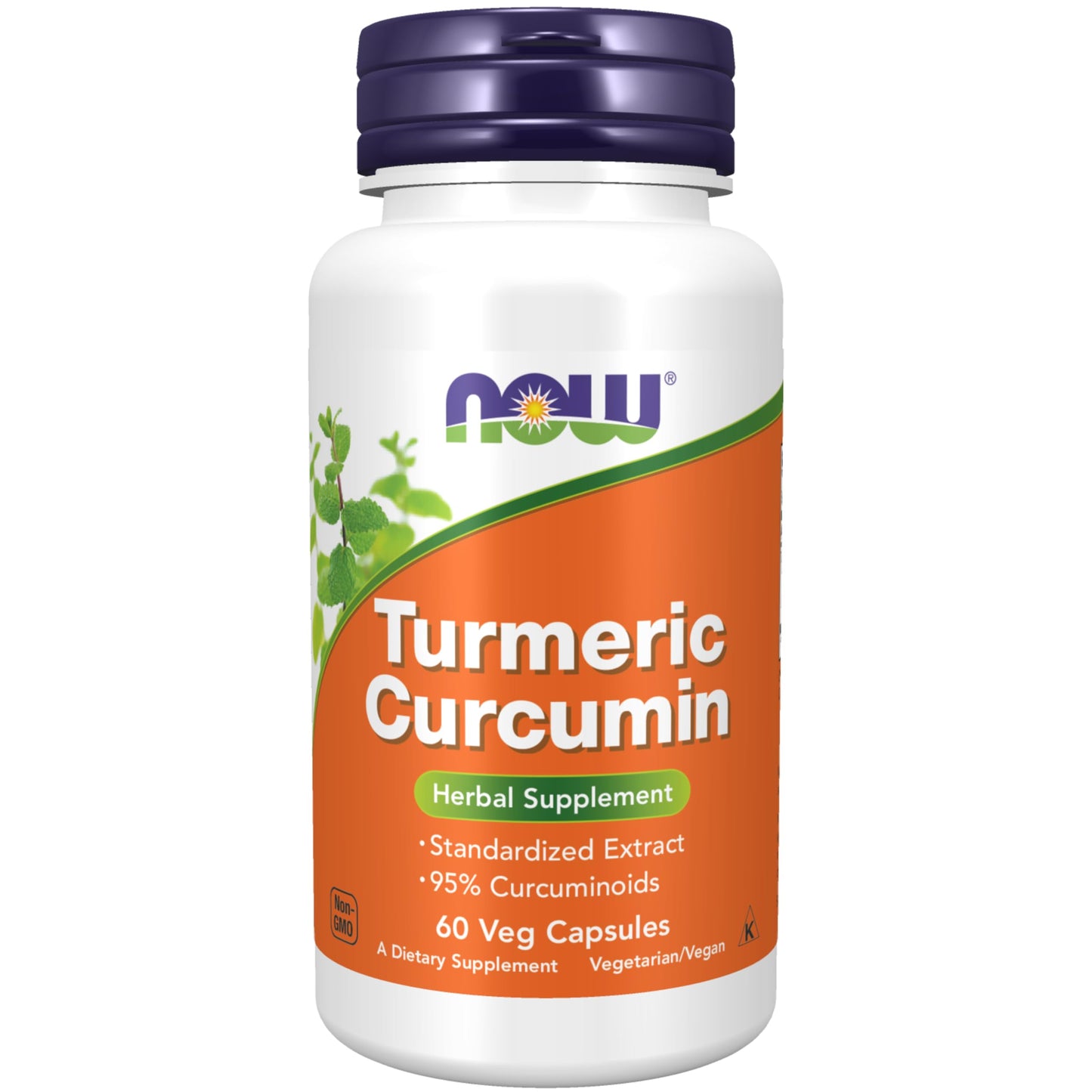 NOW Foods Turmeric Curcumin 95% Curcuminoids – 60 Veg Capsules