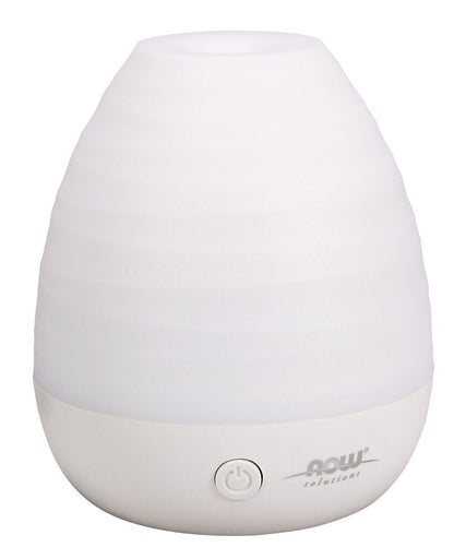 NOW Foods Ultrasonic USB Diffuser – Quiet, Heat-Free Aromatherapy with Color-Changing LED